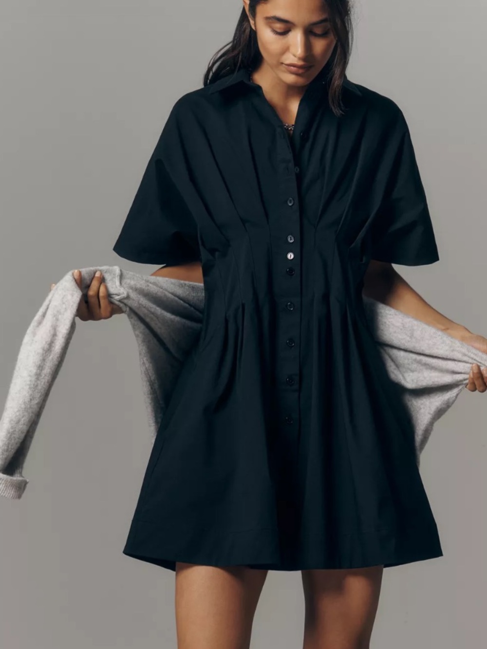 Anthropologie Tobie Mini Shirtdress by Exquise